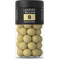 Lakrids By Blow - B - Passion Fruit - 10.41 Oz - Chocolate Coated Gourmet Licorice - Authentic Scandinavian Candy Produced In Denmark