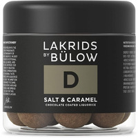 Lakrids By Blow - D - Salt & Caramel - 4.41 Oz - Chocolate Coated Gourmet Licorice - Authentic Scandinavian Candy Produced In Denmark