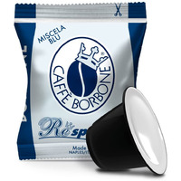 Caffe Borbone Nespresso Compatible Espresso Pods - Refined Taste, Powerful Character And Intense Aroma - Not Compatible With Vertuo - Blue Blend - 100 Count