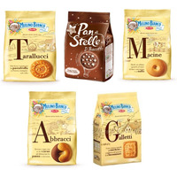 Mulino Bianco:Assorted Biscuits * Total 61.72 Ounce (1750G) * Pack Of 5 [ Italian Import ]