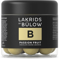 Lakrids By Blow - B - Passion Fruit - 4.41 Oz - Chocolate Coated Gourmet Licorice - Authentic Scandinavian Candy Produced In Denmark