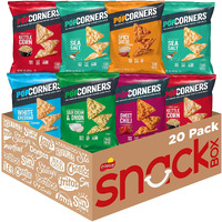 Popcorners Popped Corn Snacks, Sampler Pack Gluten Free, 1 Ounce (Pack Of 20)