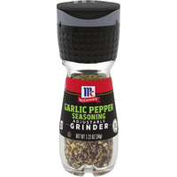 Mccormick Garlic Pepper Seasoning Grinder, 1.23 Oz (Pack Of 6)