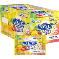 Hi-Chew Bites Original Mix, Pack Of 12 Bags, 2.12Oz Each | Mango Green Apple Strawberry Chewlets | Unique Fun Soft & Chewy Taffy Candy | Immensely Juicy Fruit Flavors