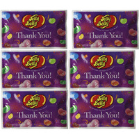 Thank You Assorted Flavors Jelly Beans - 1 Oz. Bag. 6 Count