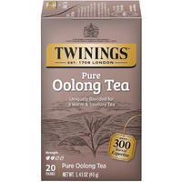 Twinings Pure Oolong Tea - Golden Caffeinated Tea, Individually Wrapped Tea Bags, 20 Count