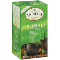 Twinings 09187 Tea Bags, Green, 1.76 Oz, 25/Box