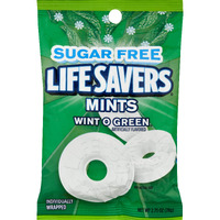 Lifesavers Wint-O-Green Hard Candy, No Sugar (Pack Of 2)