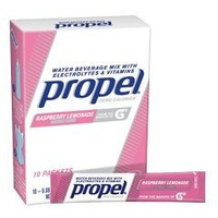 Gatorade Propel Powder Sticks Raspberry Lemonade, 10-Count (Pack Of 6)