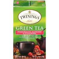 Twining Tea Green Pomegranate, Raspberry, Strawberry, 20 Ct