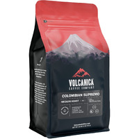 Colombian Supremo Coffee, Whole Bean, Fair Trade, Fresh Roasted, 16-Ounce