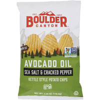 Boulder Canyon Chip Cut Avocado Sea Salt, 5.25 Oz