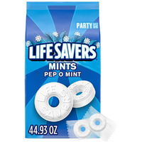 Life Savers Pep-O-Mint Breath Mint Bulk Hard Candy, Party Size, 44.93 Oz Bag