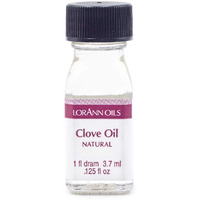 Lorann Clove Leaf Oil Ss Natural Flavor, 1 Dram Bottle (.0125 Fl Oz - 3.7Ml - 1 Teaspoon)
