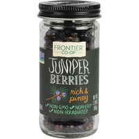 Frontier Co-Op Whole Juniper Berries, 1.28 Ounce Bottle, Rich And Piney For Soups, Marinades, Pickling And Sauerkraut