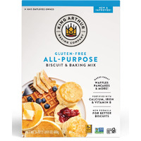 King Arthur, Gluten Free All-Purpose Biscuit & Baking Mix, Gluten Free, Non-Gmo Project Verified, Certified Kosher, 24 Ounces, Packaging May Vary (Pack Of 6)