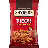 Snyder's Of Hanover Pretzel Pieces, Hot Buffalo Wing, 8 Oz (Pack Of 6)