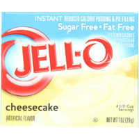 Jell-O Sugar Free Cheesecake Instant Pudding Mix (1 Oz Boxes, Pack Of 24)