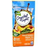 Crystal Light Peach Mango Green Tea Drink Mix, 10-Quart Canister (Pack Of 3)
