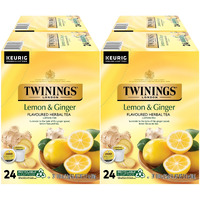 Twinings Of London Lemon & Ginger Herbal Tea K-Cups For Keurig, 96 Count