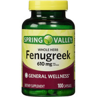 Spring Valley - Fenugreek 610 Mg, 100 Capsules