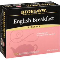 Bigelow English Breakfast Black Tea, Caffeinated Tea, 100 Count Box (Pack Of 1)