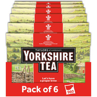Taylors Of Harrogate Yorkshire Red, 160 Count (Pack Of 6)