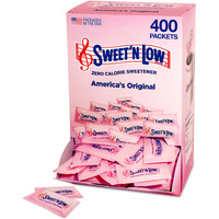 Sweetener Packets, Sweet'N Low, Box Of 400 Packets