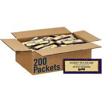 Grey Poupon Single Serve Dijon Mustard (200 Ct Casepack, 0.25 Oz Packets)