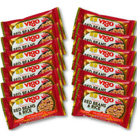 Vigo Authentic Red Beans & Rice, Low Fat, 8Oz (Red Beans & Rice, Pack Of 12)