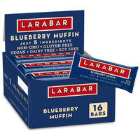 Larabar Bluberry Muffin, Gluten Free Vegan Fruit & Nut Bar, 16 Ct