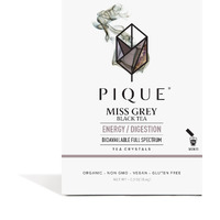 Pique Organic Earl Grey Tea Crystals - Caffeinated Black Tea With Bergamot For Energy, Prebiotic Polyphenols Support Healthy Metabolism, Immunity - 14 Single Serve Sticks (Pack Of 1)