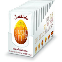 Justin's Honey Almond Butter Squeeze Packs, Gluten-Free, Non-Gmo, Sustainably Sourced, 1.15 Ounce (10 Pack)