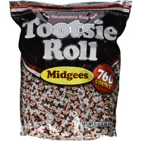 Tootsie Roll Midgees Candy 5 Pound Value Bag 760 Pieces