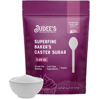 Judee's Superfine Caster Sugar - 11.25 Oz - Delicious And 100% Gluten-Free - Bakers Sugar For Homemade Treats, Baked Goods, And Toppings - Airy And Smooth