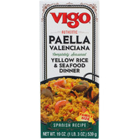 Vigo Authentic Paella Valenciana, Yellow Rice & Seafood Dinner, Spanish Recipe (Yellow Rice & Seafood Dinner, 19 Ounce (Pack Of 6))