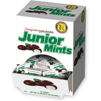 Tootsie Roll Junior Creamy Mints In Pure Chocolate, Mini-Boxes, 72-Count, 31.68 Ounce
