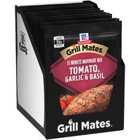 Mccormick Grill Mates Tomato, Garlic & Basil Marinade Mix, 0.87 Oz (Pack Of 12)