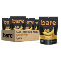 Bare Baked Crunchy, Simply Banana, 2.7 Ounce (Pack Of 6)