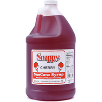 Snappy Cherry Sno Cone Syrup, 1 Gallon