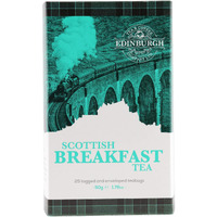 Edinburgh Tea & Coffee Company, Scottish Breakfast Tea, 25 Count Envelope/Tag Teabags