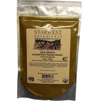 Organic Rhubarb Root Powder 4 Oz