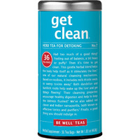 The Republic Of Tea Get Clean - No.7 Herb Tea For Detoxing, No Caffeine, 36 Tea Bags