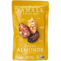 Sahale Snacks Honey Almonds Glazed Mix, 4 Oz., Pack Of 1 - Nut Snacks In A Resealable Pouch, No Artificial Flavors, Preservatives Or Colors, Gluten-Free Snacks