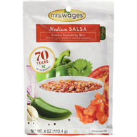 Mrs. Wages Medium Salsa Canning Mix, 4 Oz Packages (Pack Of 6)
