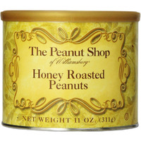 The Peanut Shop Of Williamsburg Peanuts, Honey Roasted, 11 Ounce