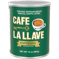 Cafe La Llave Espresso (10 Ounce Can) Dark Roast Coffee