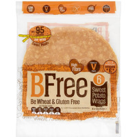 Bfree Gluten Free Wheat Free Wrap Tortillas Sweet Potato Vegan Dairy Free (Pack Of 2)