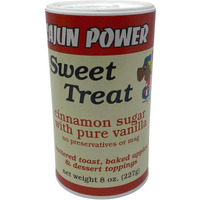 Cajun Power Sweet Treat Cinnamon Sugar W/ Pure Vanilla 8 Ounce