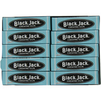 Black Jack Chewing Gum, 5 Sticks, 20 Count